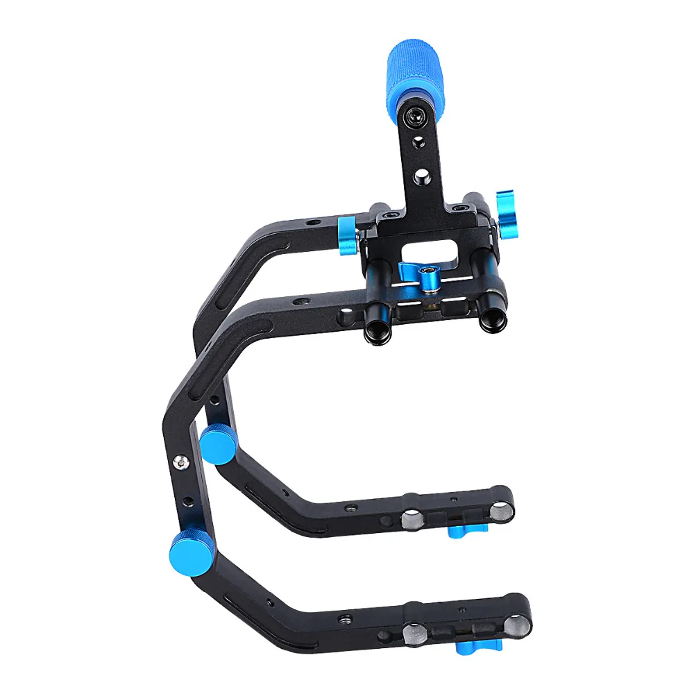 Двойной C Форма Профессиональный кронштейн Система поддержки с 1/4 ''винт 15 мм