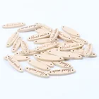 20 шт., деревянные пуговицы с двумя отверстиями