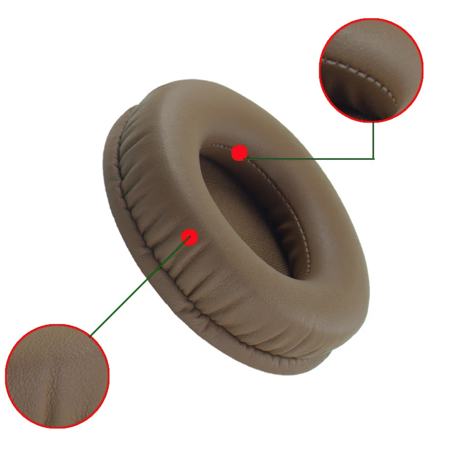 NEW Universal Brown Ear Pads Comfortable Replacement Earpads Cover Cushion Soft Foam Warm Care Headphones | Электроника