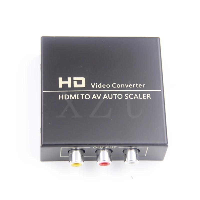 HDMI К AV Авто скейлер адаптер HD 1080P видео композитный конвертер коробка к 3 RCA AV/CVSB L/R