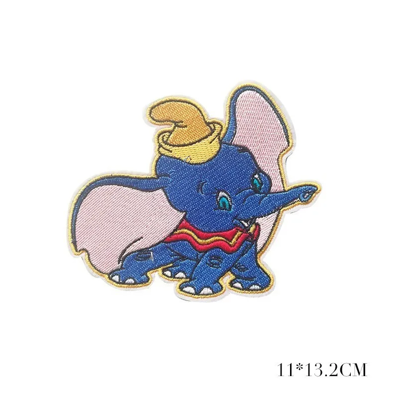 1 шт. Высококачественная Милая шляпа Dumbo фильм слон мультфильм Железный На Патчи Одежда diy эмблемы с вышивкой аппликация Patchworks