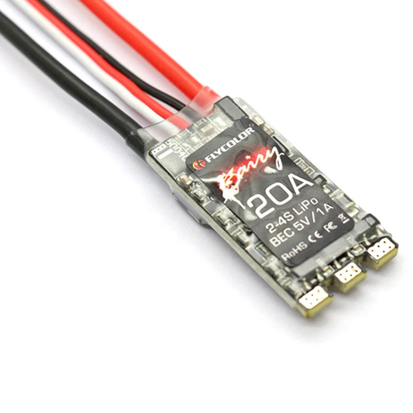 Flycolor 20A 2 ~ 4S LiPo контроллер скорости бесщеточный ESC для 210 215 RC Квадрокоптер|Детали и