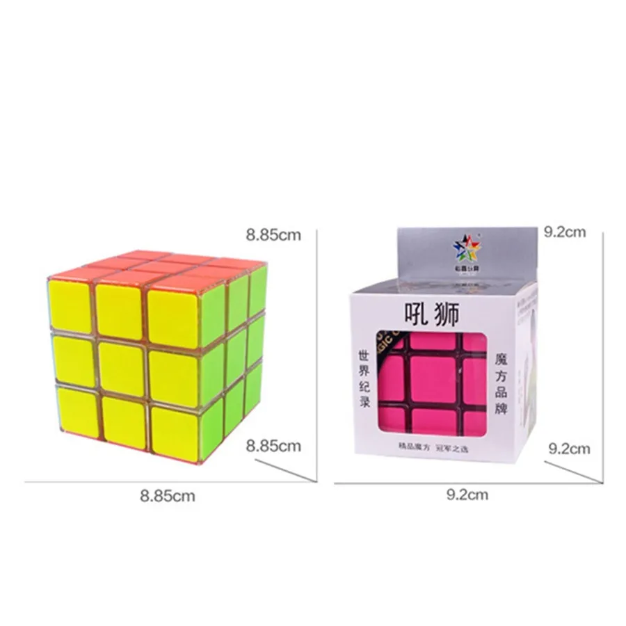 Скоростной волшебный кубик вращающегося льва 3x3x3 головоломка игрушка для мозга 3D