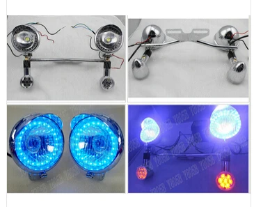Светодиодный поворотный сигнал Angel Eye Spot light Bar для Suzuki 8. 0 C90 M109R C109 Marauder 800 M50 Intruder