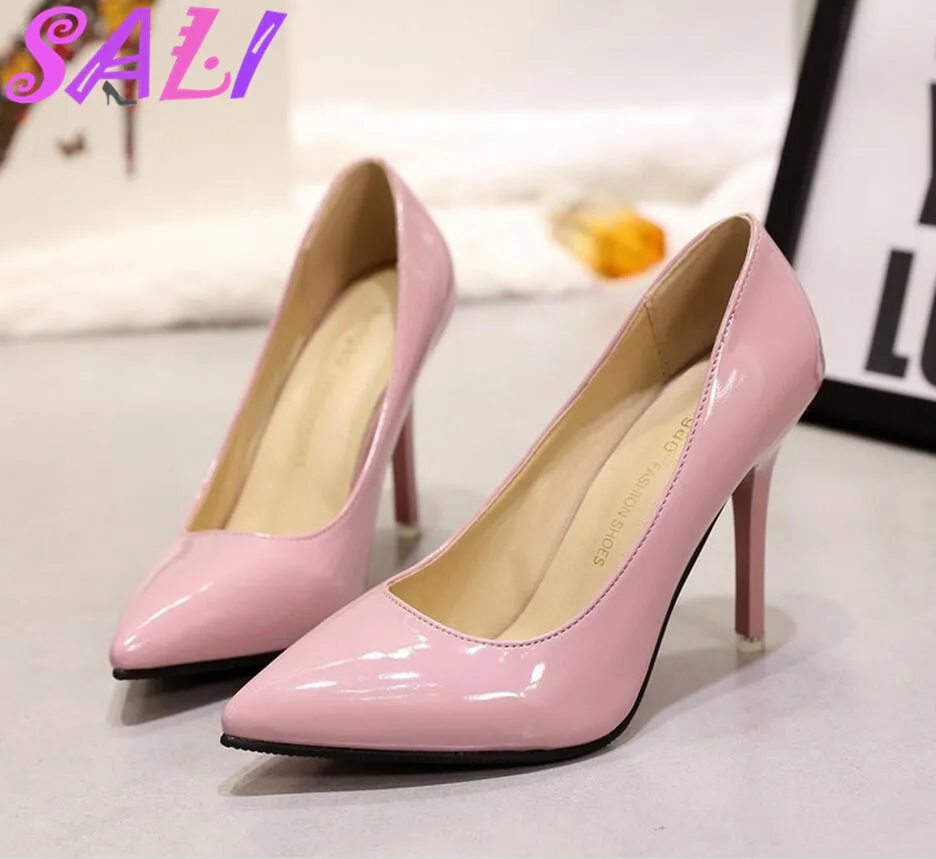 2017 г. новые весенние женские туфли на высоком каблуке телесного розового цвета