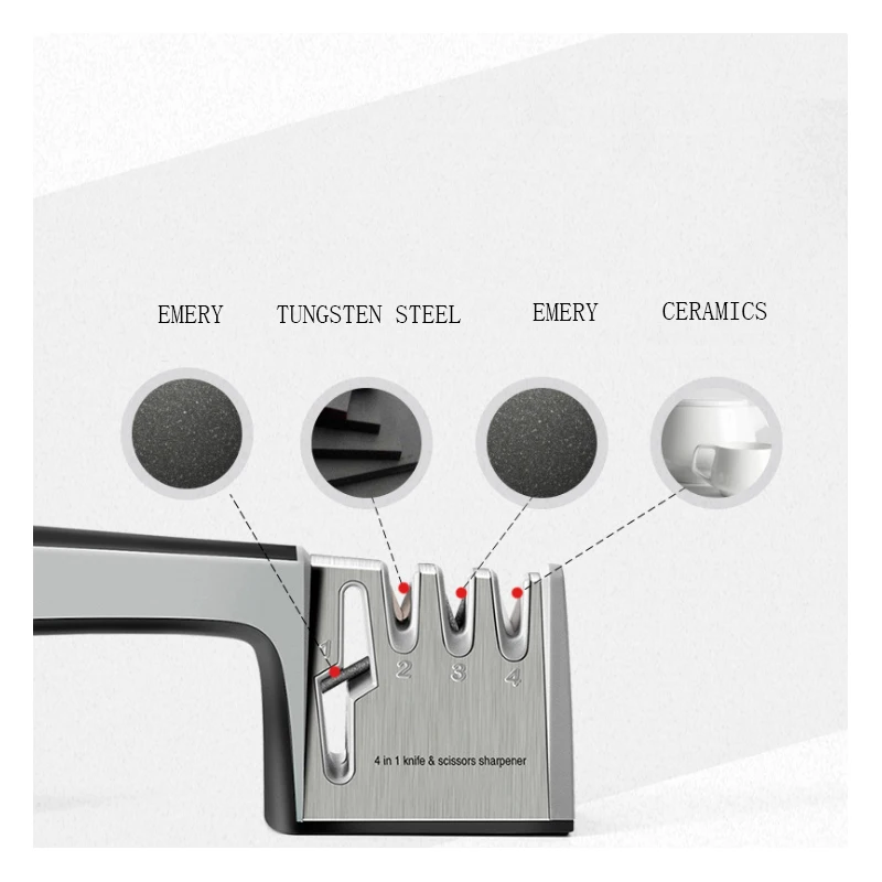 Точилка для ножей алмазные кухонные инструменты нож из нержавеющей стали