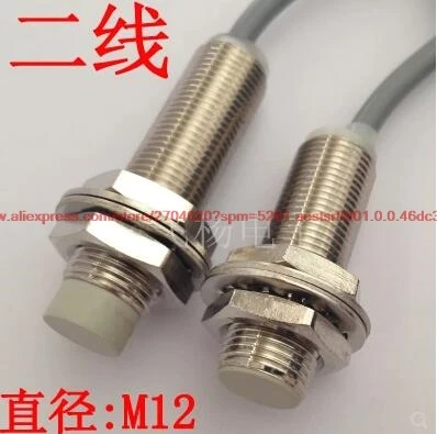 Новинка 100%, Φ M12, датчик приближения нормально открытого типа DC24V, 2-проводной DC двухпроводный нормально закрытый