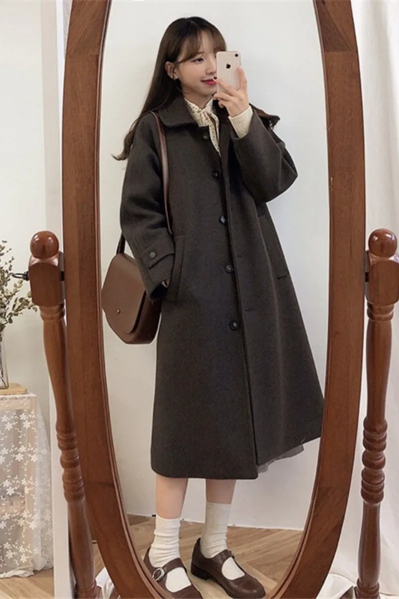 Abrigos де Лана mujer invierno 2018 зимние Утепленные Harajuku плюс размеры длинное пальто для