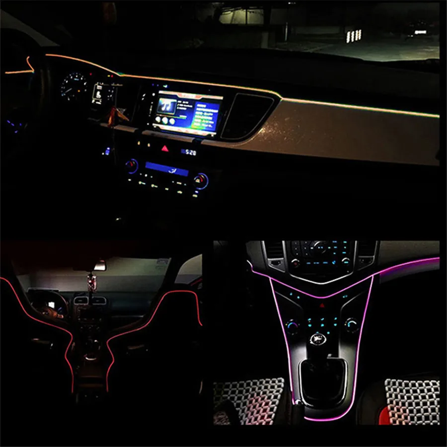 Лента светодиодная неоновая для салона автомобиля 6 м | Автомобили и мотоциклы