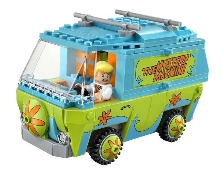 Оригинальные фигурки Scooby Doo 10430 таинственная машина совместимая с legoland 75902