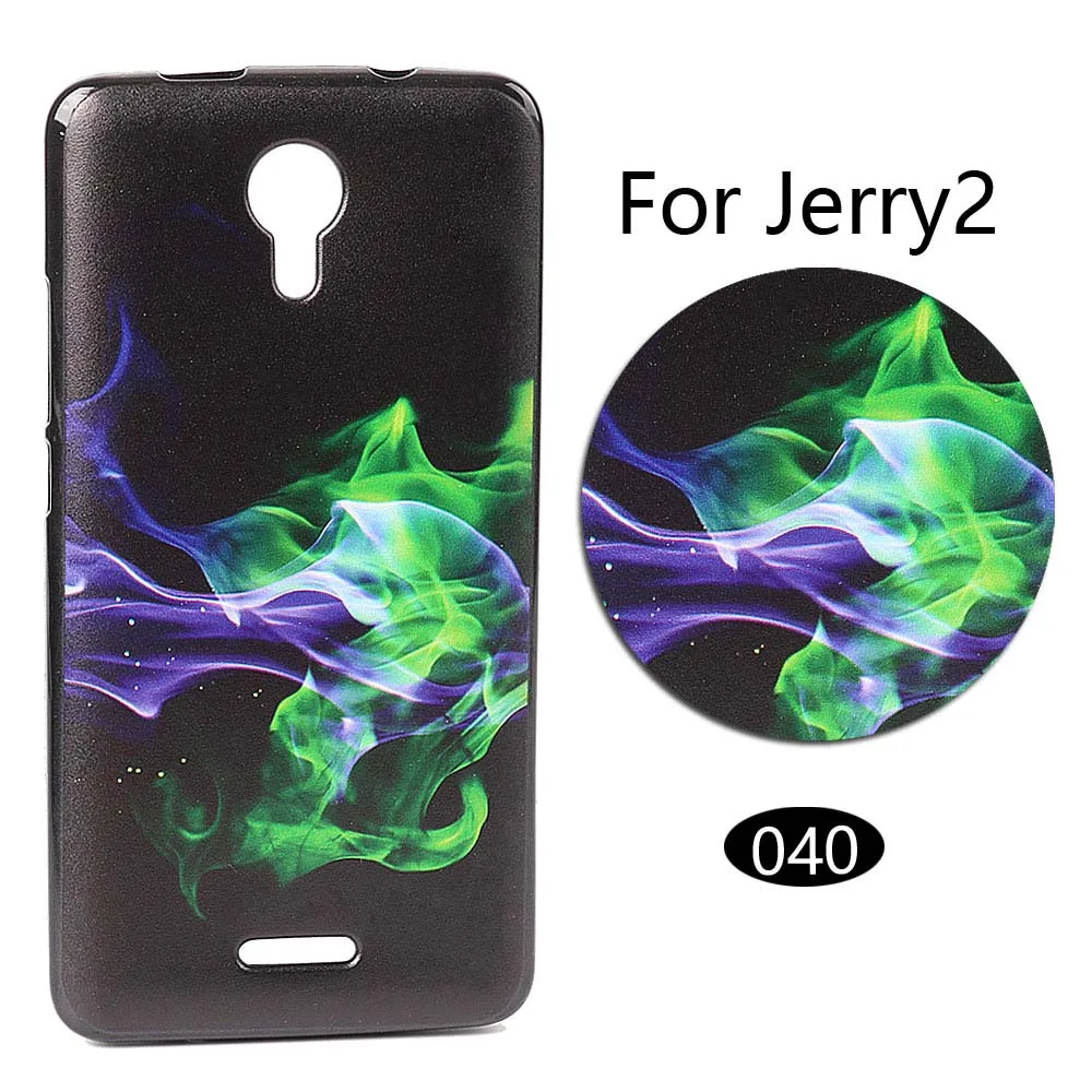 Yisisource Новое прибытие для Wiko Jerry 2 красочные Funda Оригинальная мягкая силиканая задняя крышка-чехол для телефона для Wiko Jerry 2 мультфильм Coque - Цвет: 040