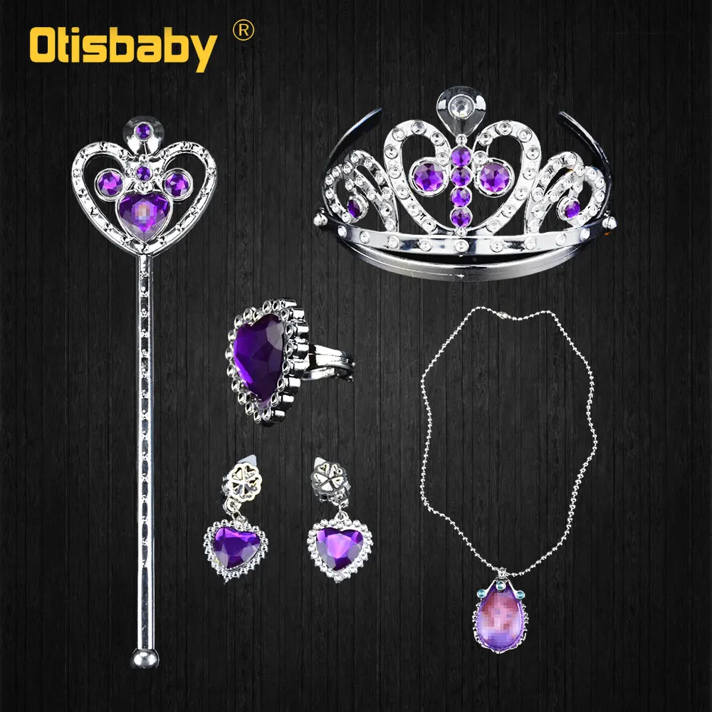 Sofia Jewelry Костюм принцессы Софии для девочек; вечерние многослойные платья-пачки с длинными рукавами; Детские платья Рапунцель; нарядное платье принцессы Софии - Цвет: Sofia Jewelry