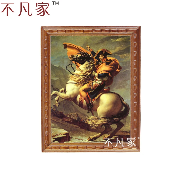 Оптовая продажа миниатюрных картины для домашнего декора в стиле Наполеона маслом масштаба 1:12 рамка B-16.