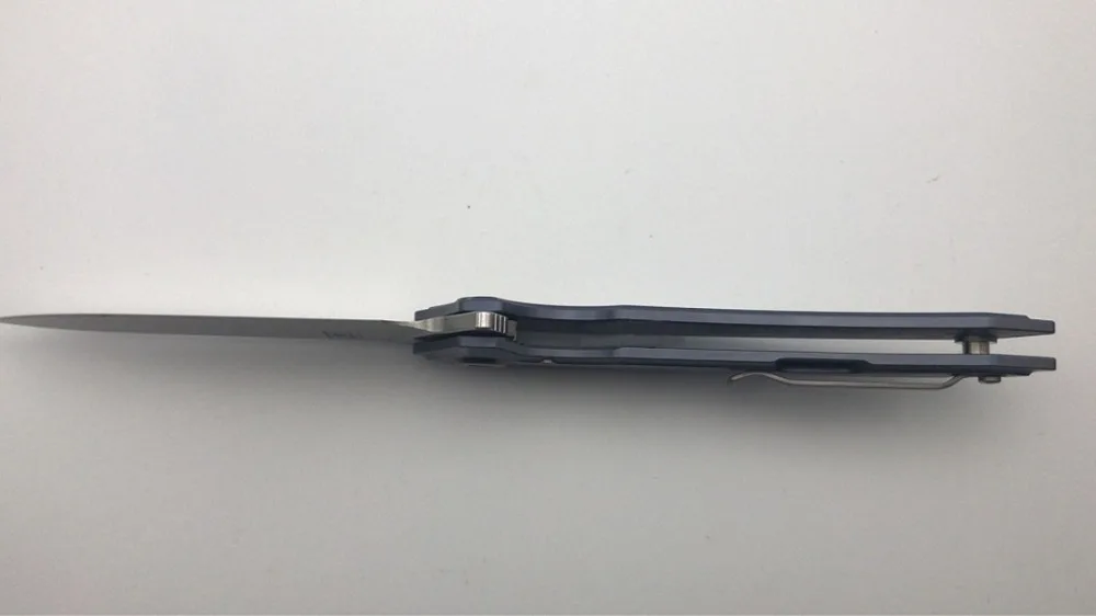 Синий титановый Maxace HENG 14c28 стальной потертый подшипник Флиппер компактный походный нож