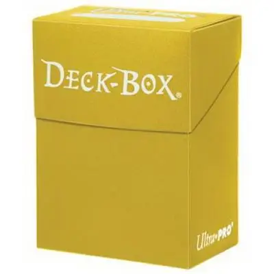 yellow Ультра Pro Deck Box настольные игры карты TCG колода чехол для магических карт MGT/Pkm/YGO/сборные игры - Цвет: yellow
