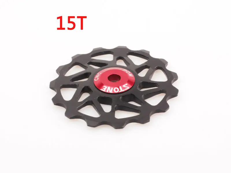 1 шт. MTB велосипед жокейное колесо задний переключатель шкив 15T CNC Смола Сделано|wheel
