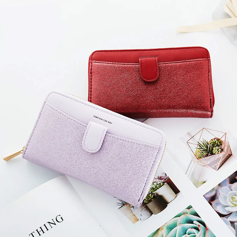 

Luxury Leather Wallet Fashion Short Bifold Female Wallet Casual Soild Women Wallets With Coin Pocket Purses Ms Wallets