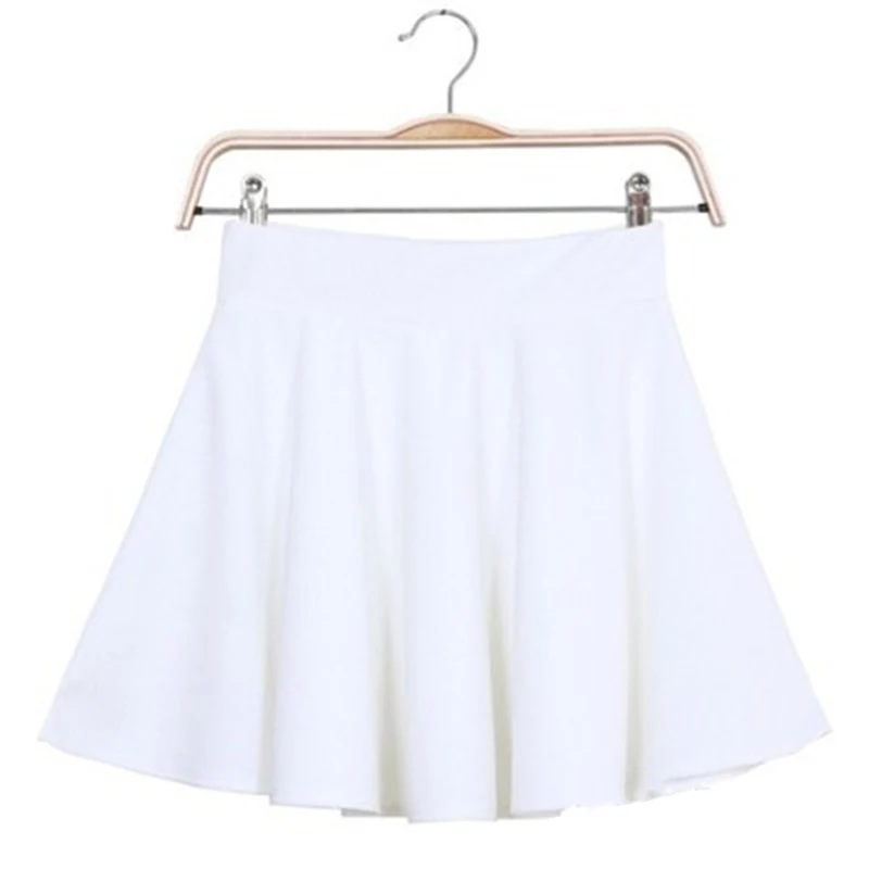 Женские плиссированные мини юбки модный симпатичный разноцветный