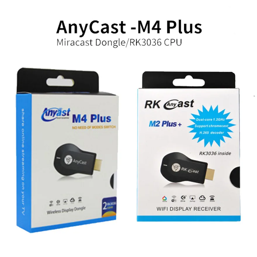 50 компл mirascreen M9 плюс M2 M4 плюс M100 ezcast miracast Air Play hdmi 1080 p tv stick Wi-Fi Дисплей приемник - Цвет: M4 PLUS M2 PLUS