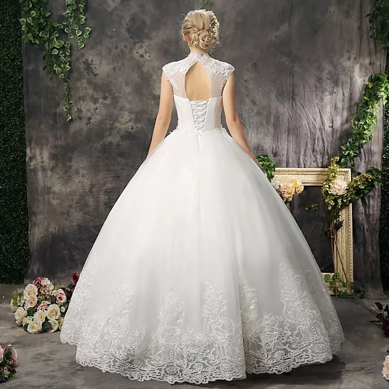 Платья на свадьбу Amanda Novias 2017 новые платья шнурках с открытой спинкой высокое