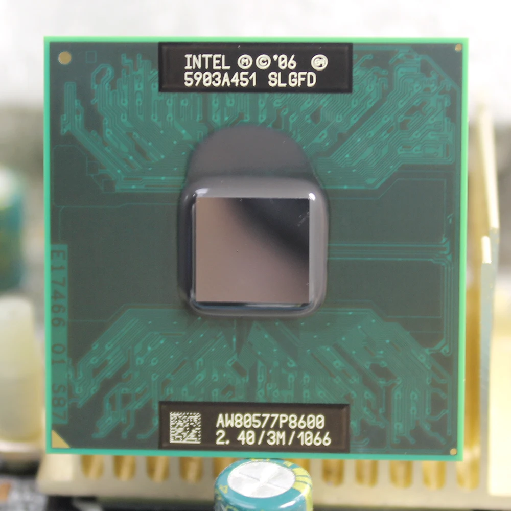 Intel Core P8600 двухъядерный 2 40 ГГц 1066 МГц ноутбук|Процессоры| |