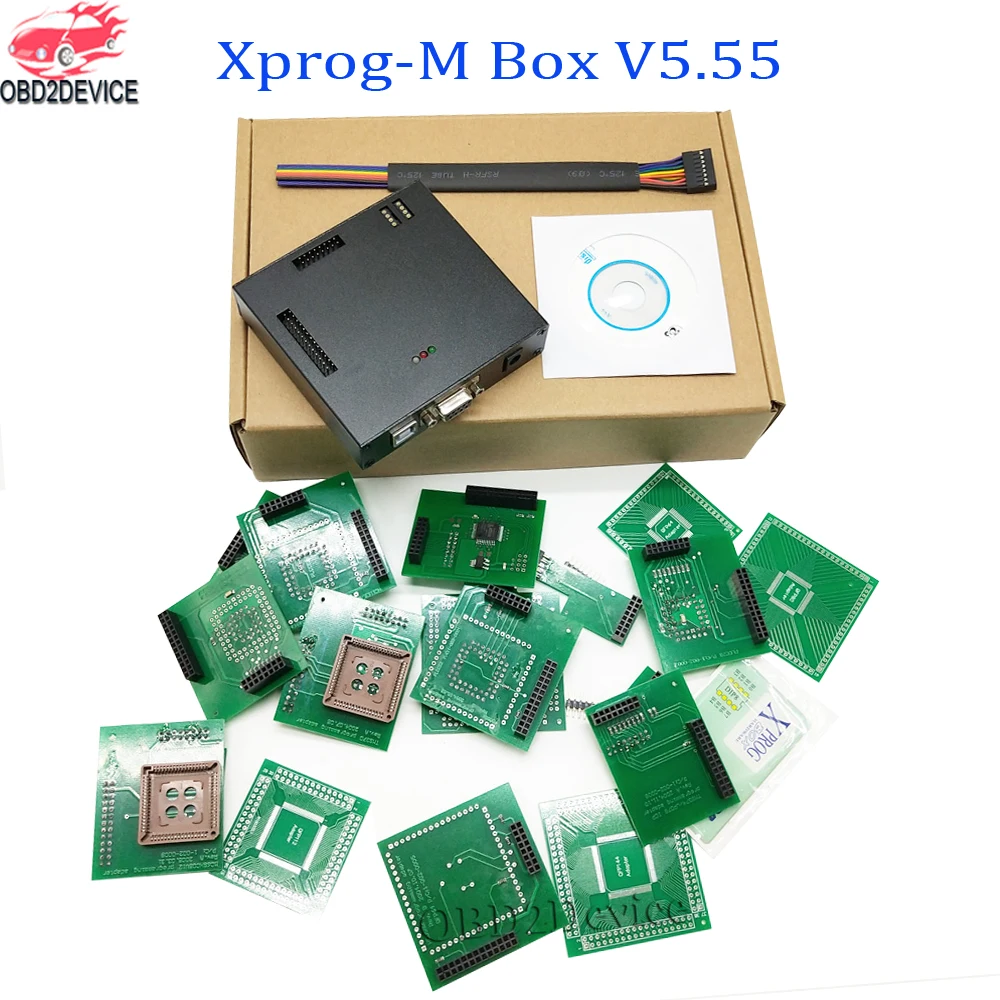 Xprog V5.55 XPROG M программатор системного блока управления 5 55 без usb ключ коробка 5. ЭБУ