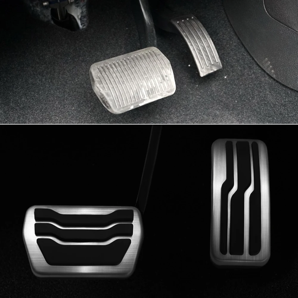 Педали для салона автомобиля из нержавеющей стали топливный чехол педали газа