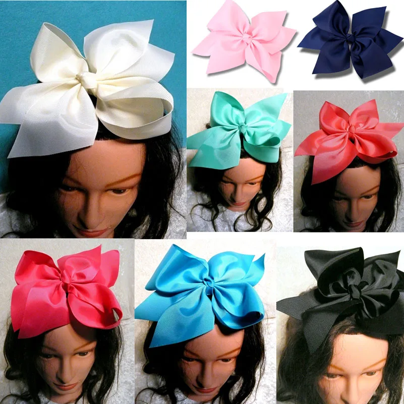 10 дюймов хит продаж для новорожденных девочек маленьких большая Шпилька бант