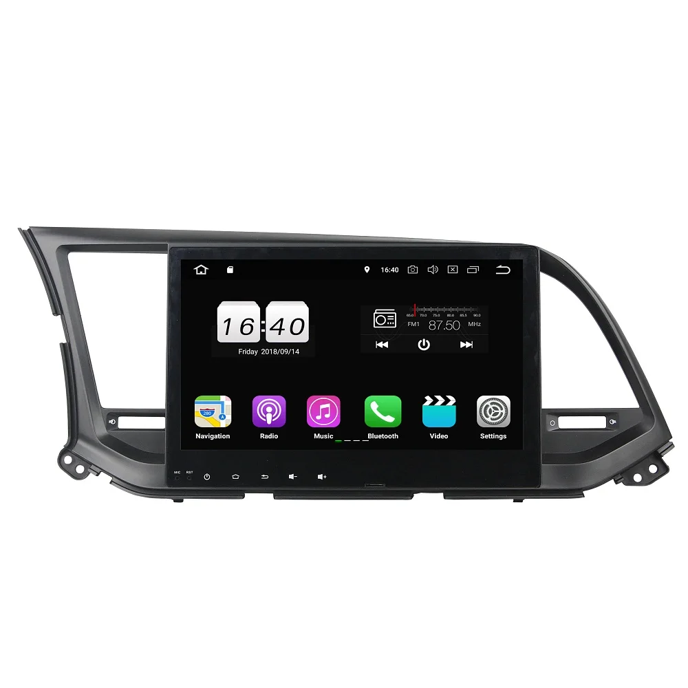 10 1 &quotIPS для Hyundai Elantra 2016 Android 8 2 Гб ОЗУ 4 ядра автомобильный DVD плеер GPS Glonass карта RDS