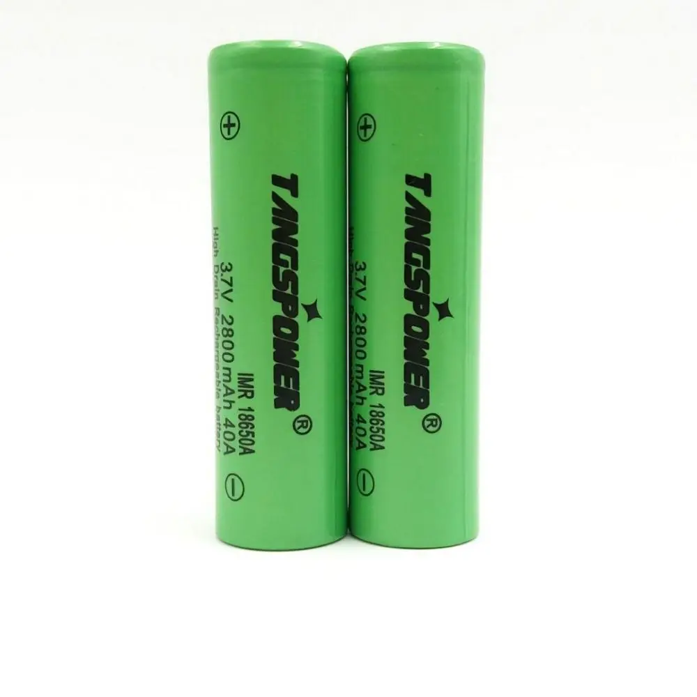 Tangs Power 40A 18650A литий ионная батарея 3 7 В 2800 мА/ч перезаряжаемая для электронных