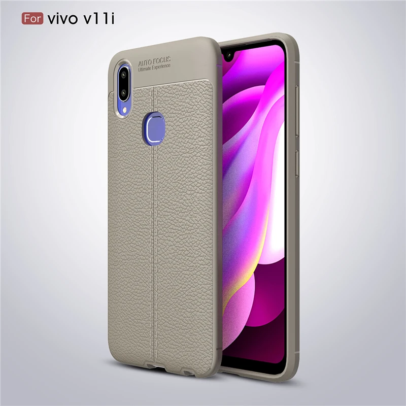Чехол для Vivo V11i резиновый силиконовый защитный чехол мягкий телефона |