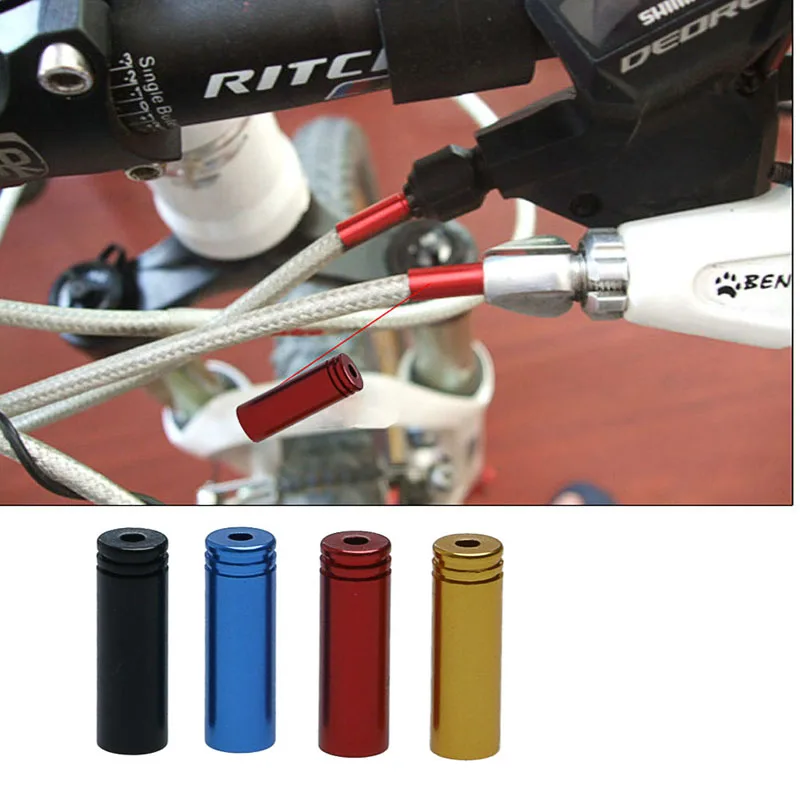 Каркасная веревка| 10x-Mountain-Road-Bicycle-Bike-Gear-Brake-Inner-Shift-Cable-End-Caps-Crimps-New