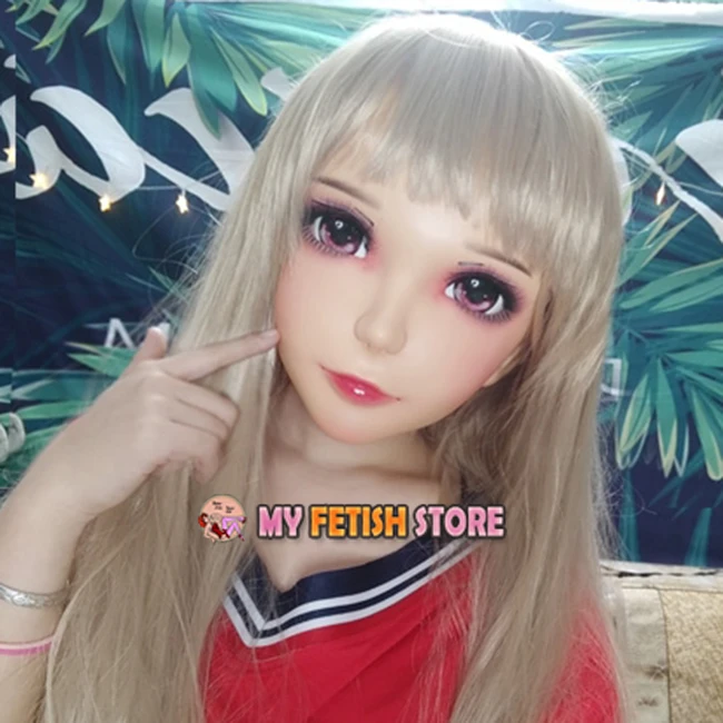 (MEI 01) Женская милая полимерная полуголовная маска кигуруми с глазками BJD Косплей