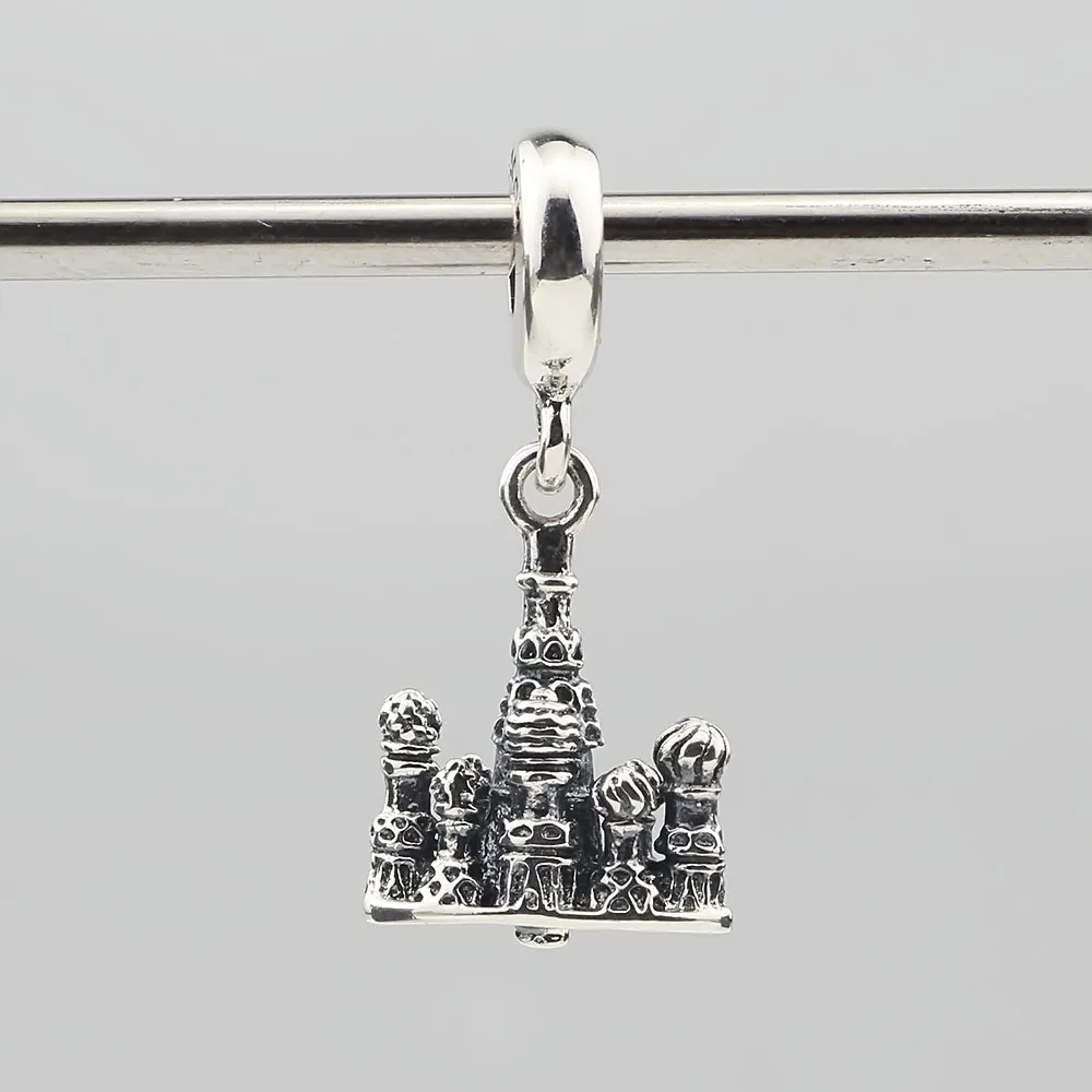 Колье из серебра 925 с подвеской замка, браслетом, ожерельем и цепочкой для изготовления.