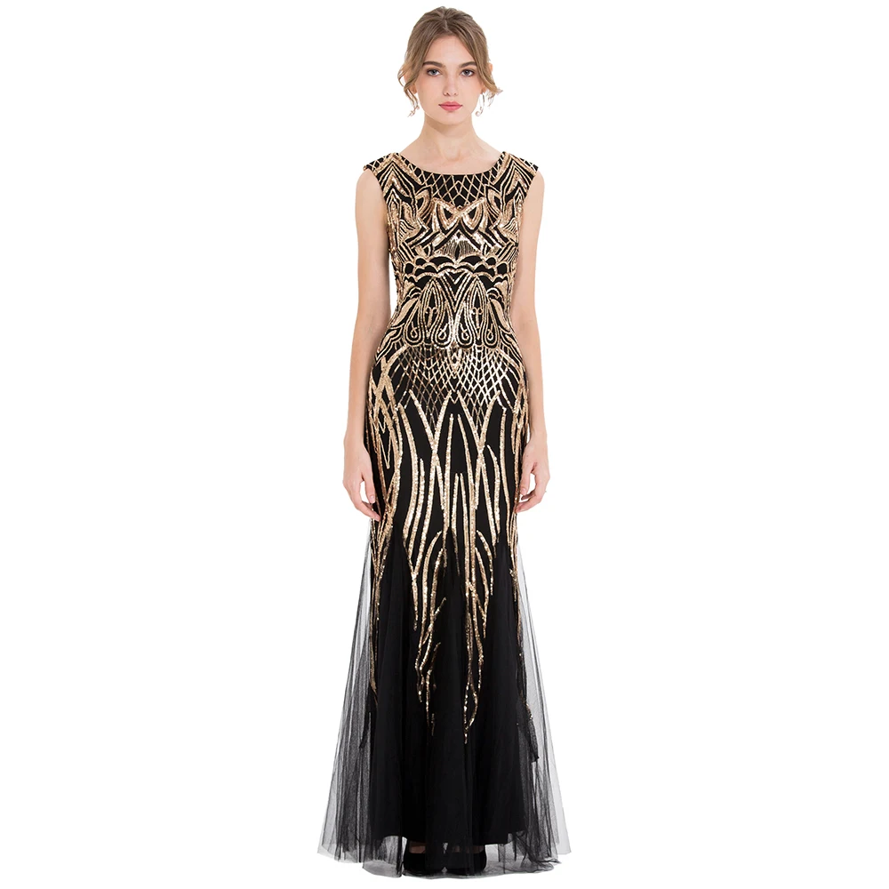 Женское Веч. Платье для матери невесты Angel fashions золотистое вечернее платье с