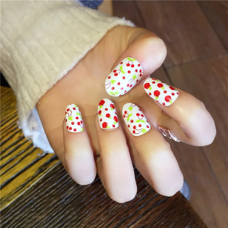 Sweet nail stickers waterproof long lasting cute Nails Sticker | Красота и здоровье