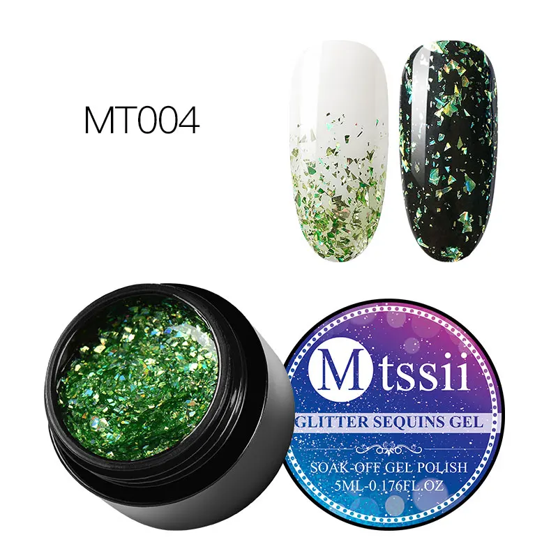 S03062 Mtssii блеск для губ Хамелеон Гель-лак UV Soak Off Nail Art Лак Стойкий цвет покрытие живопись гель 5 мл гель для ногтей с блестками лак - Цвет: S03062