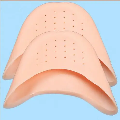 Новые 12 штук (6 пар) /Лот профессиональных силиконовых гелевых накладок на носочек для балетных туфель.