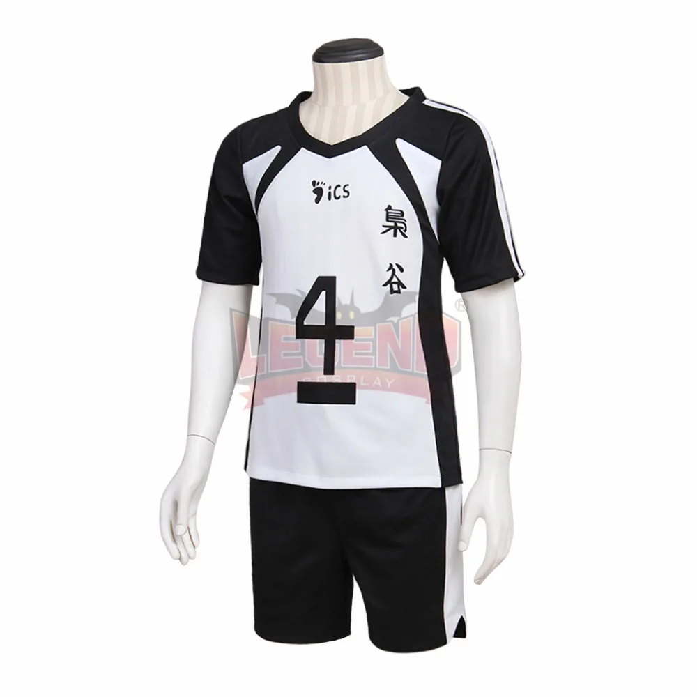 Волейбольная Джерси Haikyuu! Костюм Fukurodani Академия волейбол черно-белая униформа
