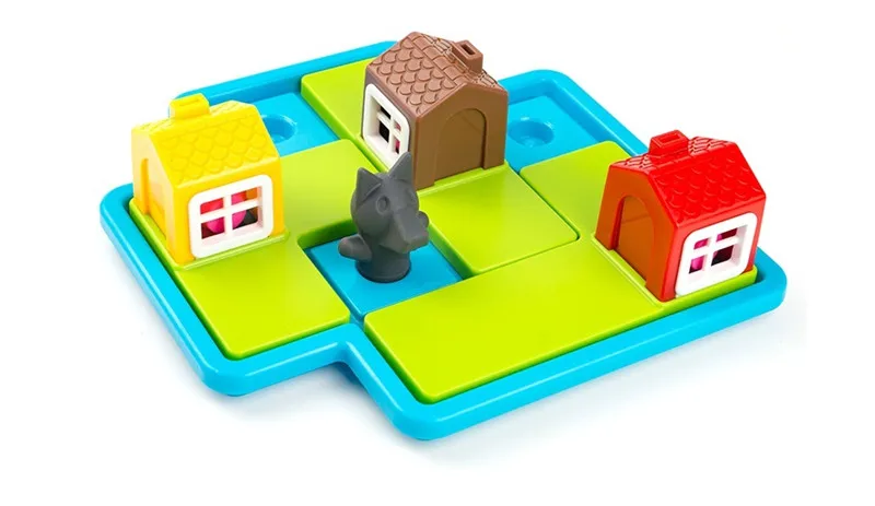 Детские умные настольные игры Hide& Seek Three Little Piggies 48 Challenge с решением игры тренировка iq игрушки для детей Oyuncak
