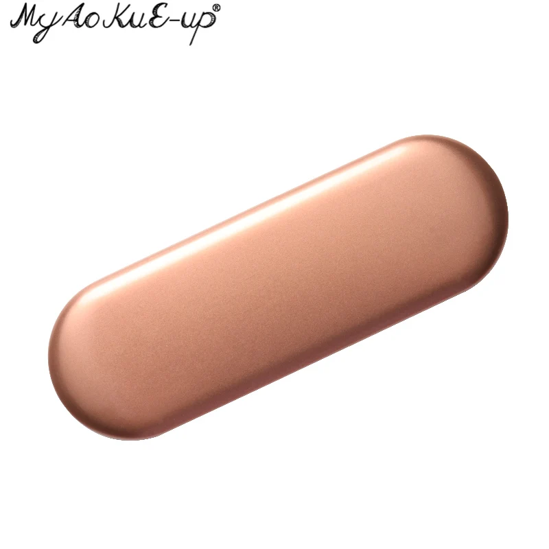 Rose gold Eyelashes Tweezers Storage Box For Eyelash extension Activated Sealed Storage Container eyelash tweezers case Makeup Tools - Цвет: Rose gold