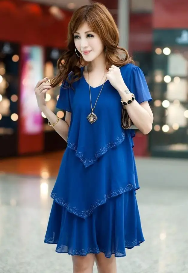 Женское шифоновое платье повседневное зеленое на шнуровке с длинным рукавом и