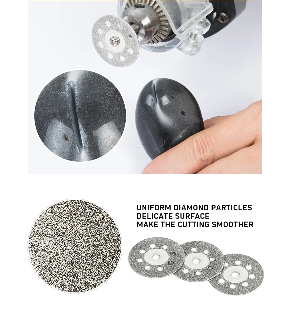 Tungfull dremel аксессуары Алмазный шлифовальный круг пила мини циркулярная пила режущий диск dremel роторный инструмент алмазный диск 6x22 мм
