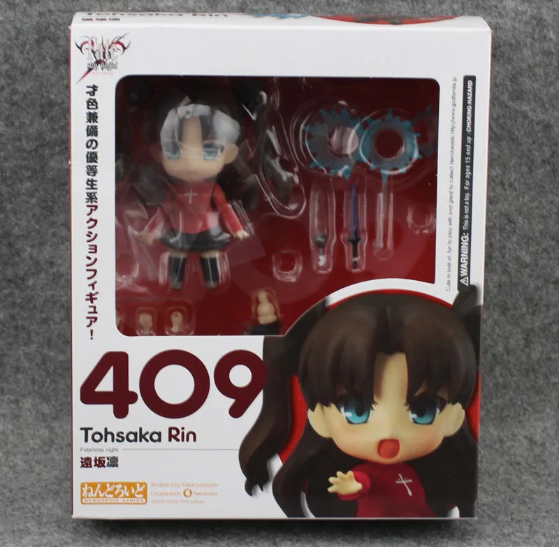 Бесплатная доставка Симпатичные 4 &quotNendoroid #409 Судьба Ночь Аниме tohsaka Rin штучной