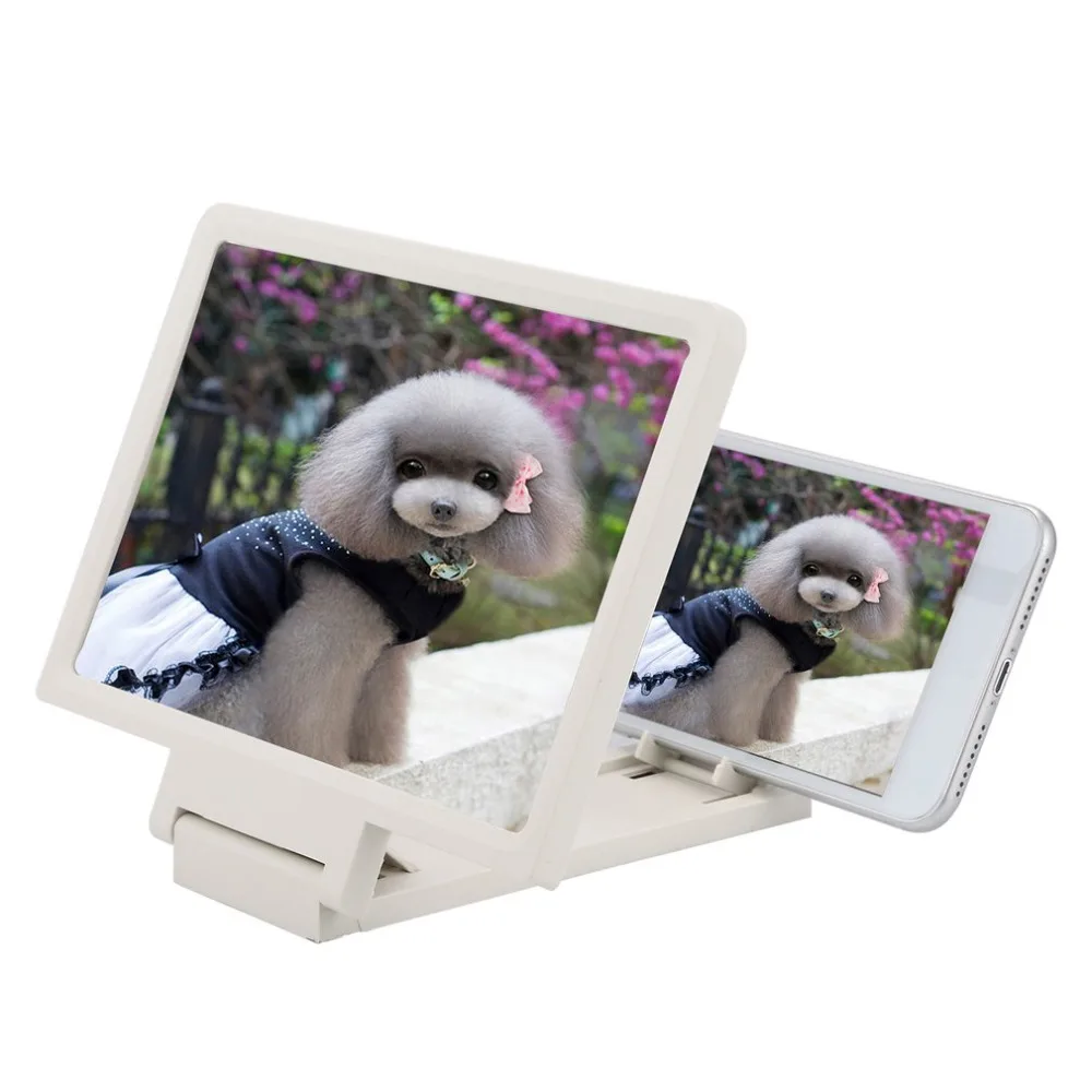 

video phone magnify screen standing magnifier magnifying glass Portable Folding Enlarged Expander holder Display Stand 3D screen