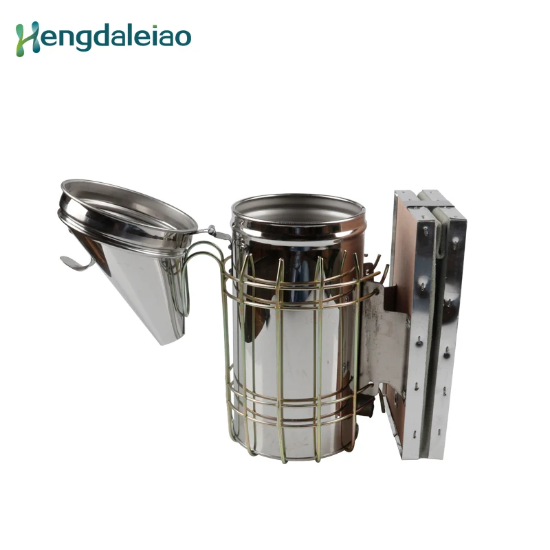 

2018 Factory Outlet Stainless Steel Standard Conical Shape Manual Bee Smoker