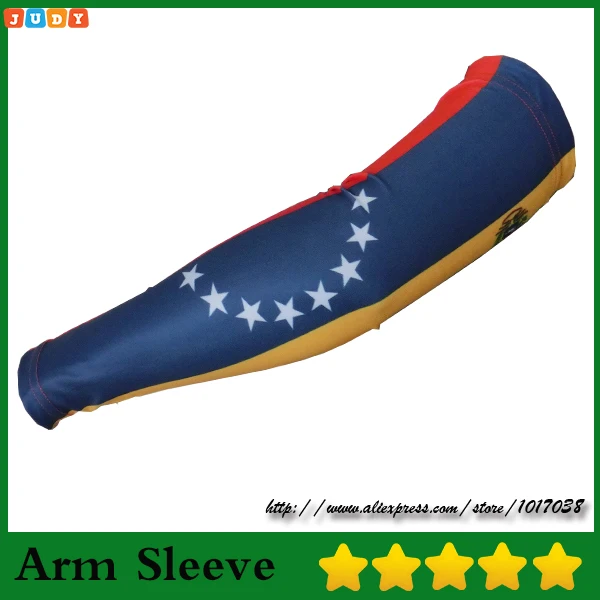 Компрессионный рукав для выступлений с флагом Венесуэлы взрослых и