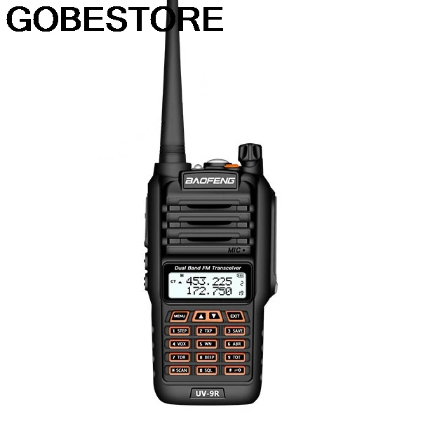 Baofeng Водонепроницаемая UV 9R радио антенна 8 Вт UHF/VHF рация диапазон 5 км Cb