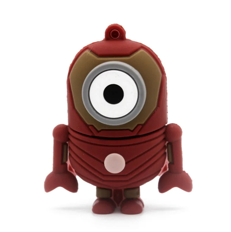 T4 JASTER мультфильм маленький желтый человек Супермен Usb флэш-накопитель 4 ГБ 8 ГБ флэш-накопитель Usb 16 ГБ 32 ГБ Usb 2,0 U диск Memory Stick U - Цвет: T4
