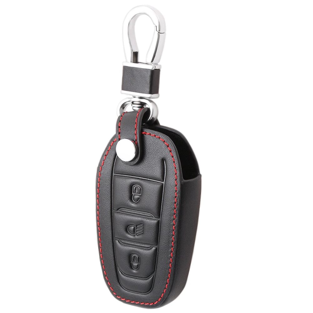 Новый модный кожаный чехол для ключей Peugeot 301 308 408 508 2008 308S 3008 307 206 Caso Chave|Футляр